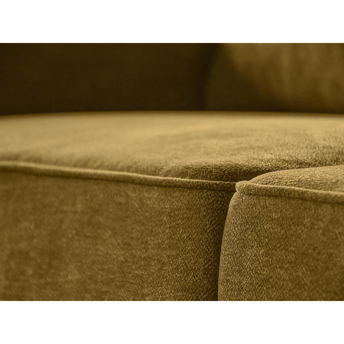 ECKSOFA Parma ohne Schlaffunktion gelb links - Gelb/Schwarz, Textil (314/224cm) - Beautysofa