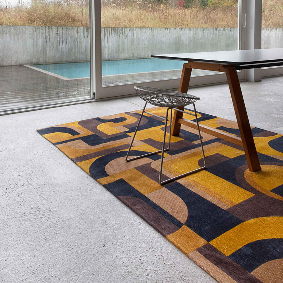 TEPPICH Yellow Meyer Nuance Module 200/280 cm - Gelb, Kunststoff/Textil (200/280cm) - Louis De Poortere
