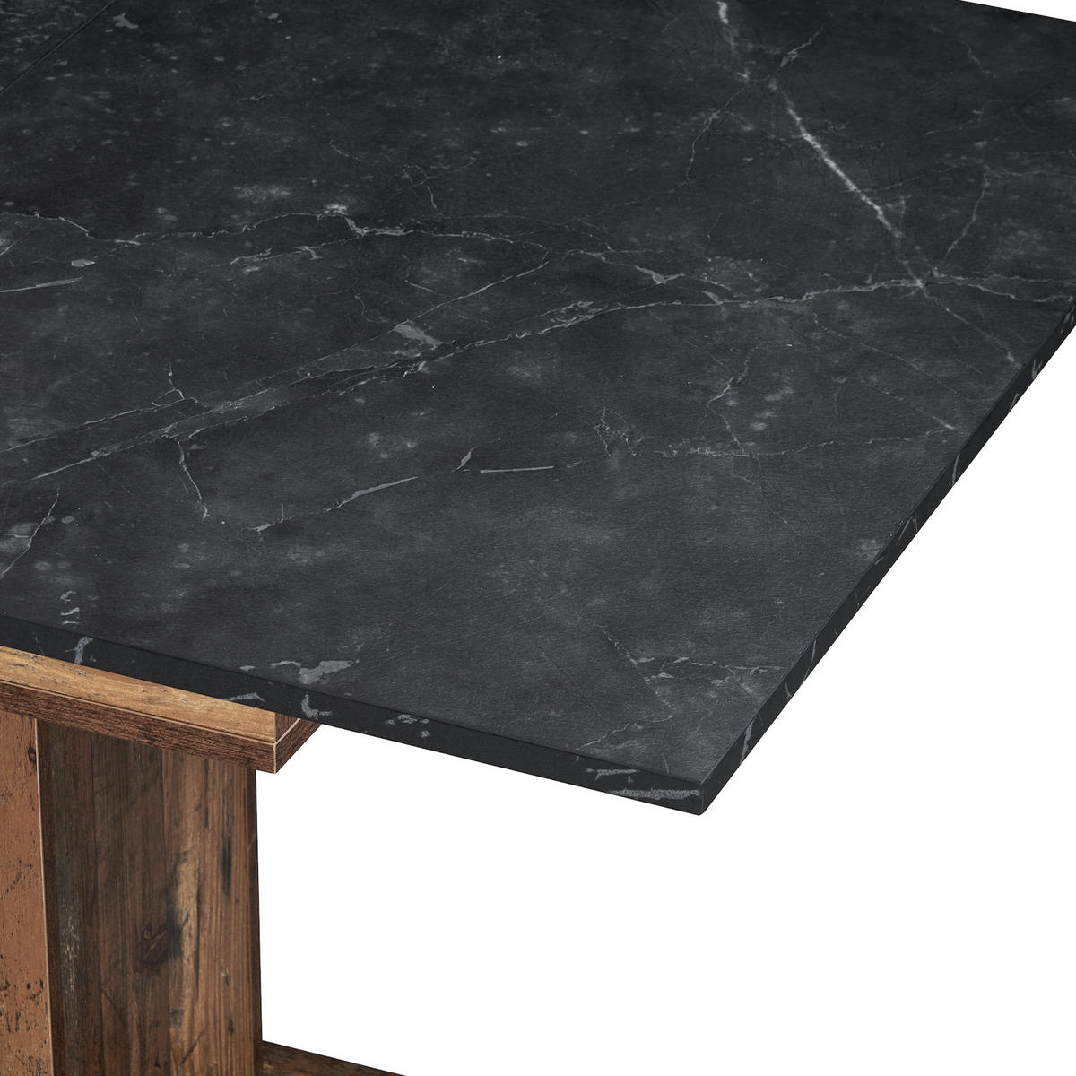 ESSTISCH BOSCO 120-160/80/76 cm - Anthrazit/Sonoma Eiche, Holzwerkstoff (80/120/76cm) - B&D Home