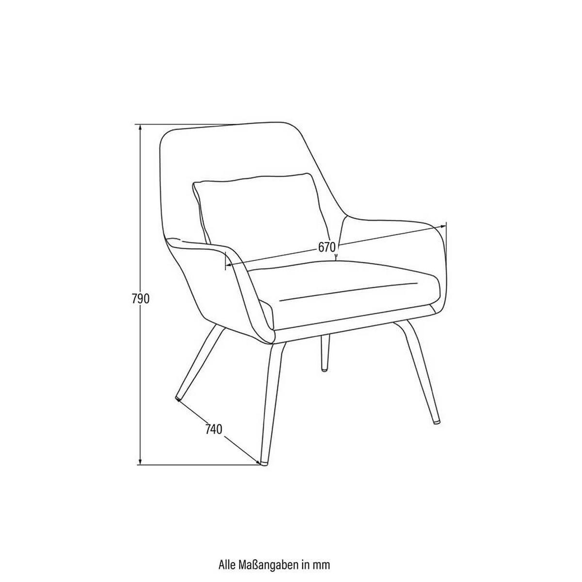 SESSEL ORION - Weiß - Weiß, Kunststoff (67/79/74cm) - Home Deluxe