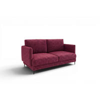 SOFA Helmer 2-sitzer In Stoff Baloo - Rot, Holzwerkstoff/Textil (196/95/95cm) - Fun Möbel
