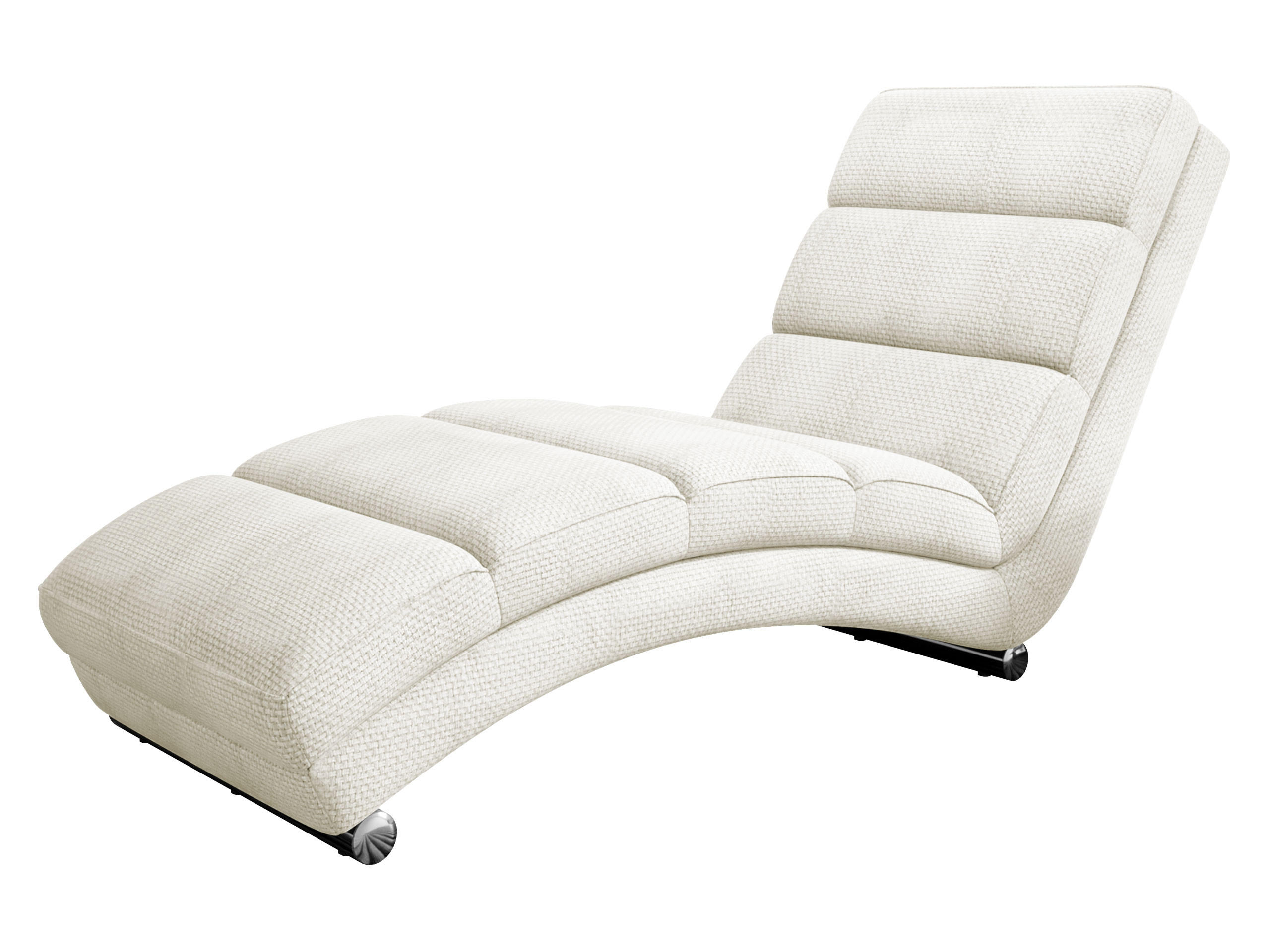 RELAXLIEGE Holiday - Chromfarben/Ecru, Holz/Textil (62/84/180cm) - MIRJAN24