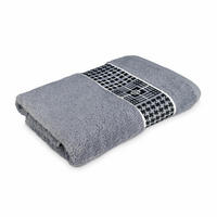 HANDTUCH FJORD - Graphitfarben/Grau, Textil (50/100cm) - Möve for Frottana