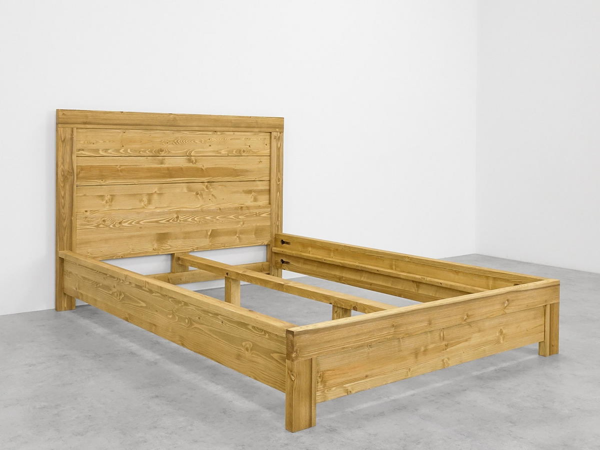 BETT aus Massivholz MIDLAND - Honig, Holz (90/200cm) - Seart