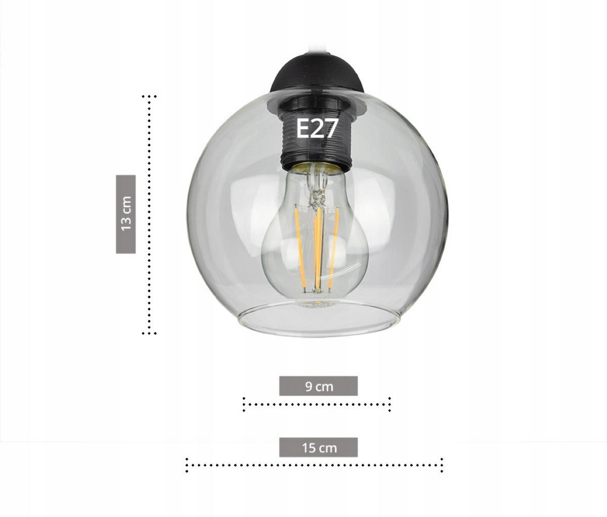 DECKENLEUCHTE - Transparent/Schwarz, Glas/Metall (70/15/28cm) - kiki design