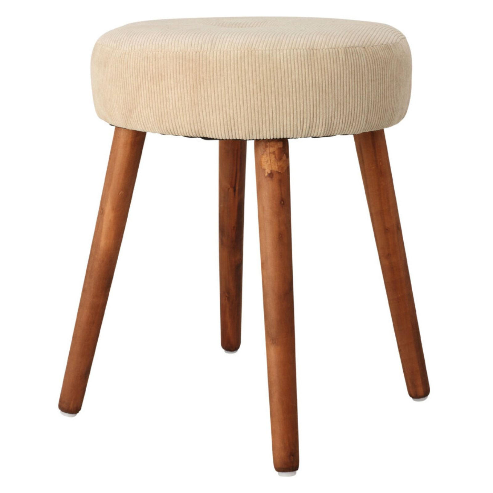 Home Styling Collection Hocker Beige 35x45x35 cm