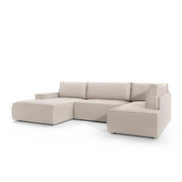ECKSOFA FIORD Beige 329x167x85 cm - Beige, Textil (329/167cm) - FURNLUX
