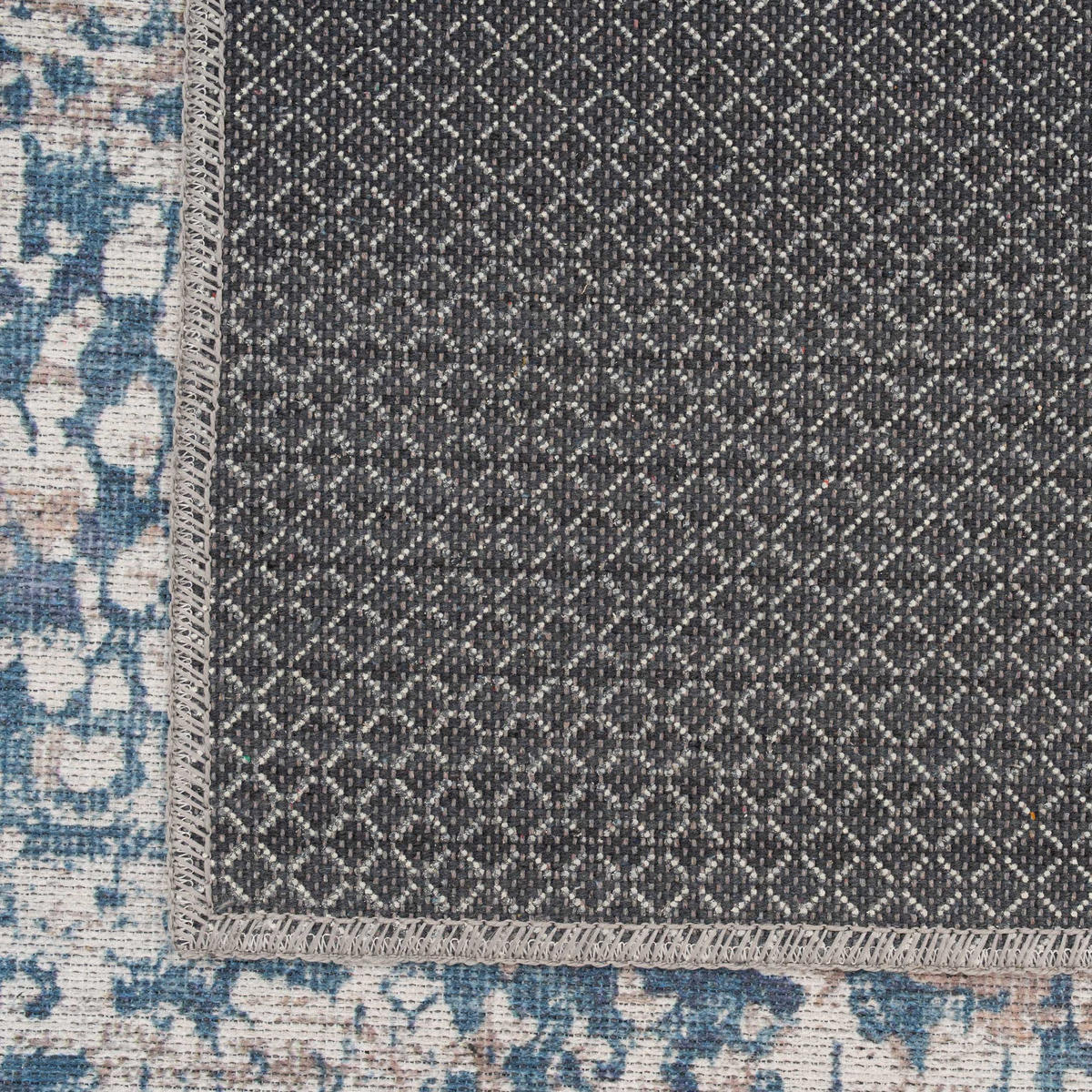 FLACHWEBETEPPICH Dash Blau - Blau, Textil (200/290cm) - Kukoon Rugs