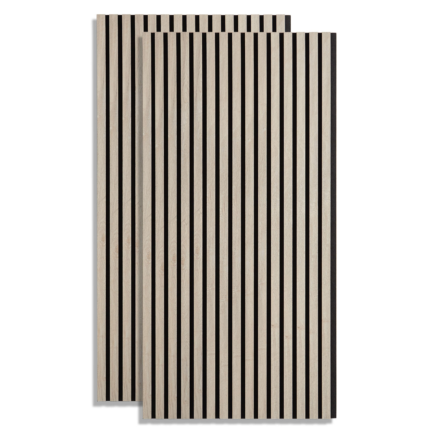 AKUSTIKPANEEL 60/120 cm 2 er-Set Grau - Grau, Holz (60/120/2cm) - Homestyle4u