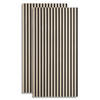 AKUSTIKPANEEL 60/120 cm 2 er-Set Grau - Grau, Holz (60/120/2cm) - Homestyle4u