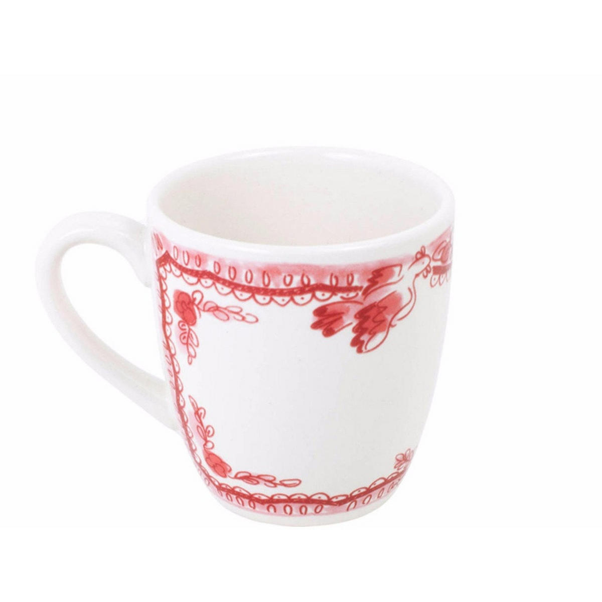 MINI-BECHER Romantik in Rot - 200 ml - Multicolor, Keramik (0.2L) - Blond Amsterdam