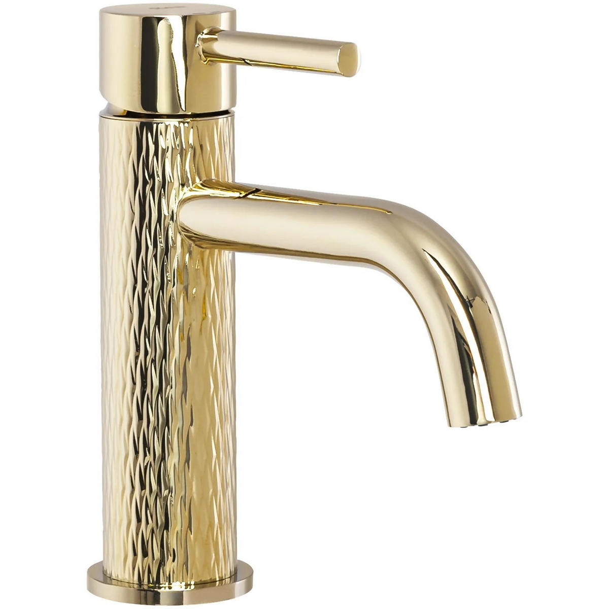 WASCHBECKENARMATUR Rea Lungo Art Gold Light Gold Low - Goldfarben, Metall (5/16.5/15cm) - REA