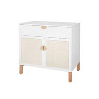 KINDERKOMMODE Laurie Weiß und Holz - Weiß, Holzwerkstoff (90/90/50cm) - Petits-meubles