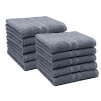 HANDTÜCHER, 6er-Set, 50x100 cm, 100% Baumwolle, Grau - Grau, Textil (50/100cm) - Zollner