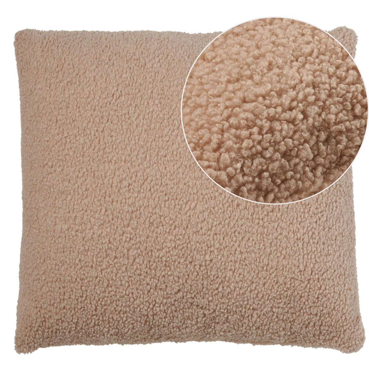 TEDDYKISSEN Beige 40x40cm - Beige, Textil (40/40cm) - nordic coast company