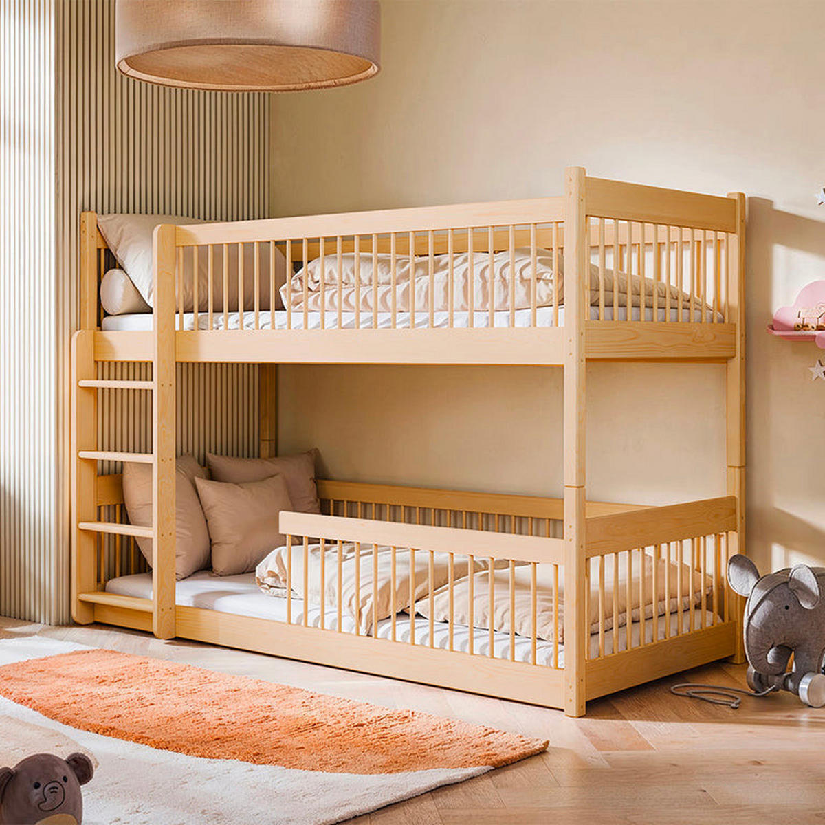 BETT 90/200 Marion Holz - Braun, Holz (90/200cm) - Petits-meubles