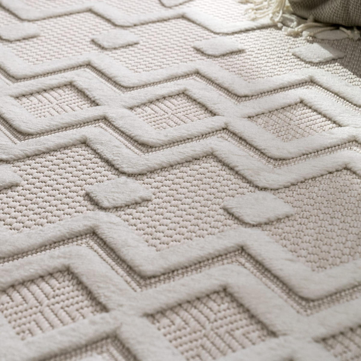 OUTDOORTEPPICH 80/150 cm Livorno 671 - Creme, Kunststoff (80/150cm) - Paco Home