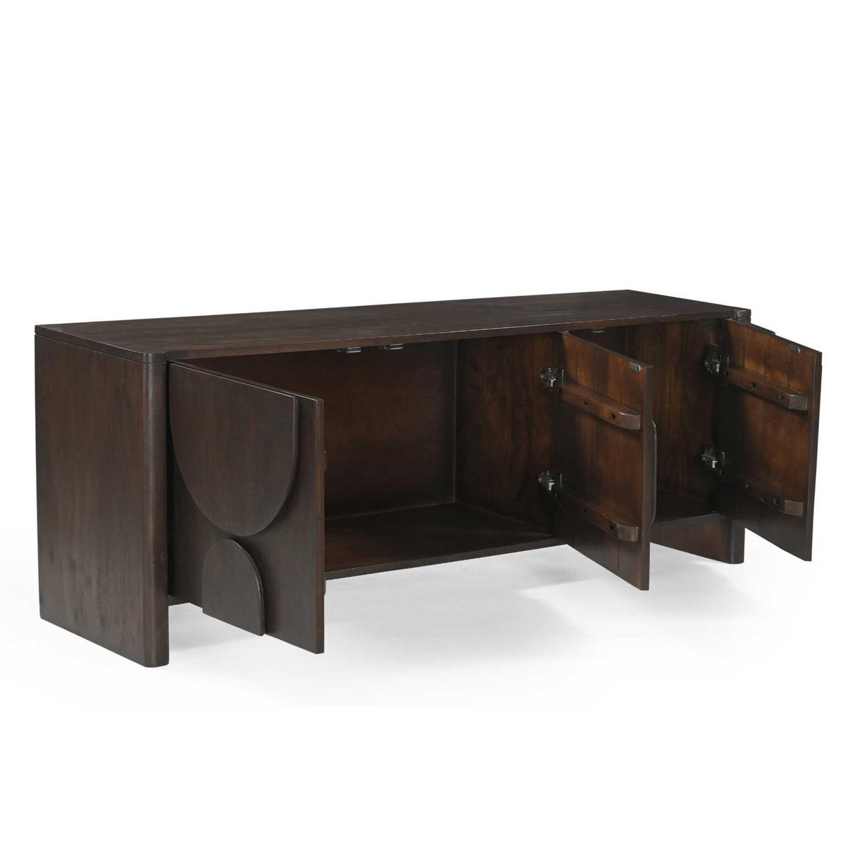 TV-MÖBEL Fin – Braun – 40/150/55 cm - Braun, Holz (150/55/40cm) - Starfurn