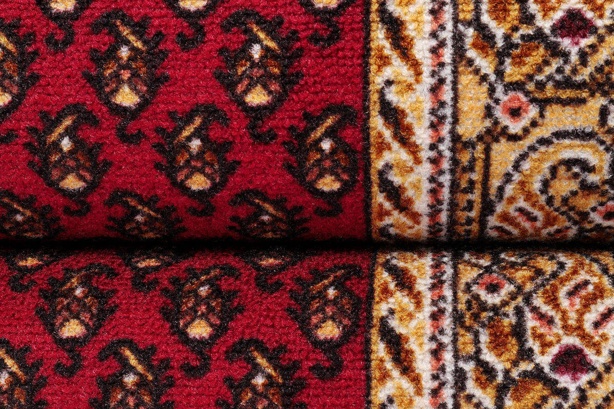 TEPPICHLÄUFER Anti-Rutsch Weinrot rutschfest Gummiunterlage 67/1100 cm - Weinrot, Textil (67/1100cm) - Tapiso