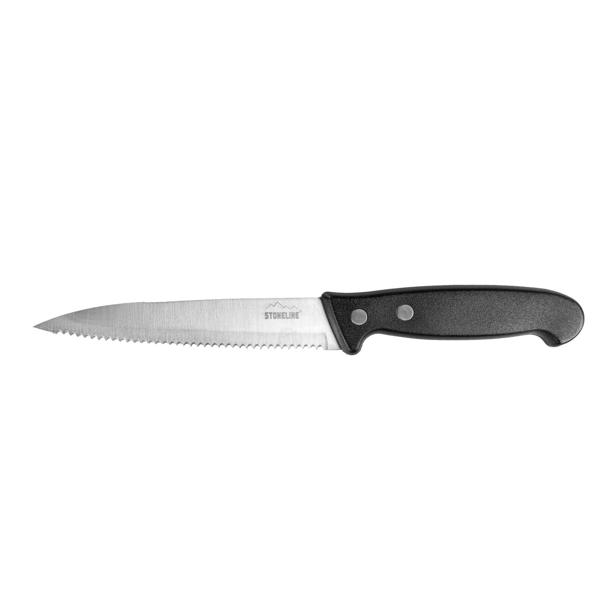 Stoneline Allzweckmesser Schwarz 23 cm