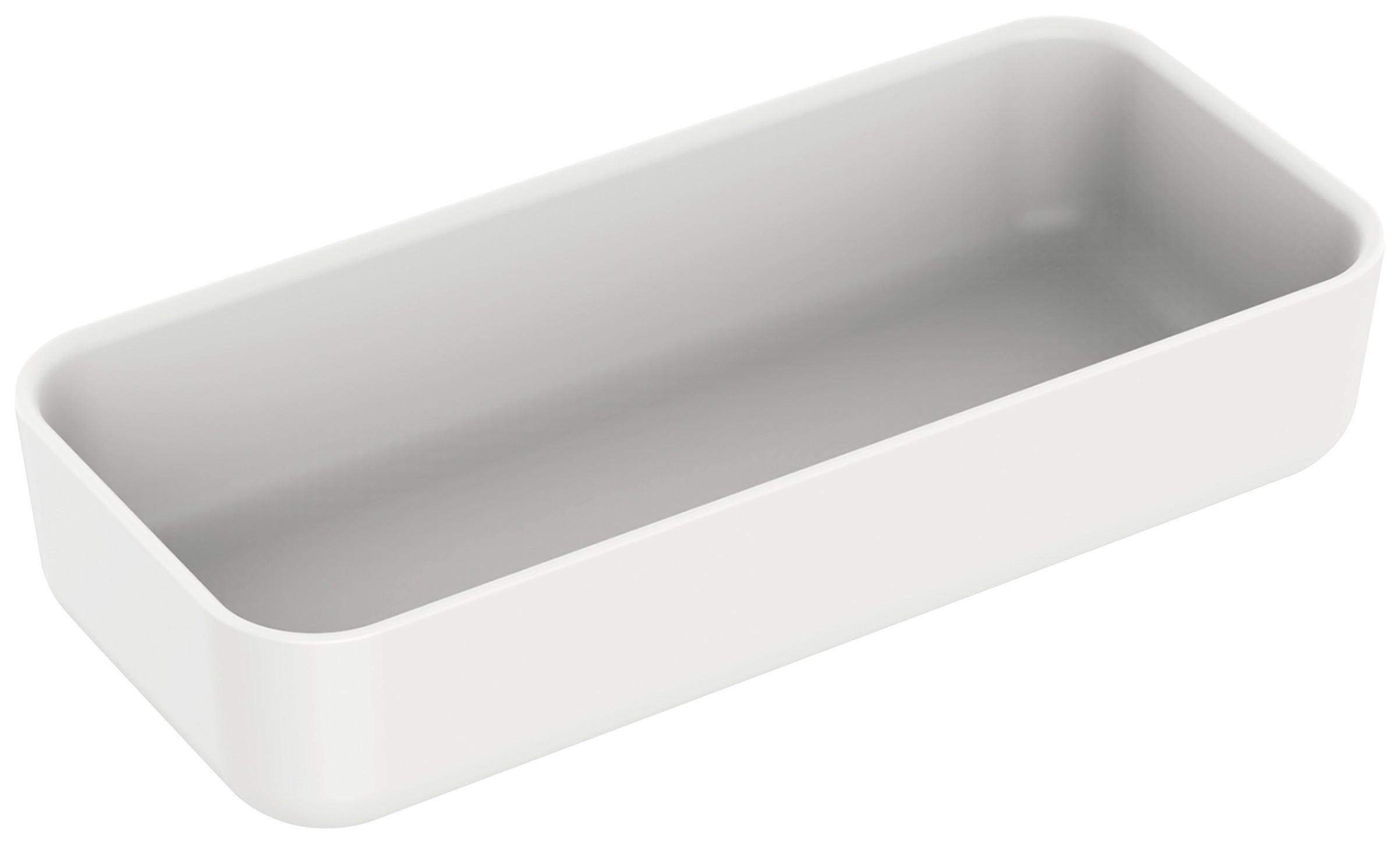 BESTECKEINSATZ Lis Grau - Weiß, Kunststoff (7.6/3.4/17.1cm) - Mömax