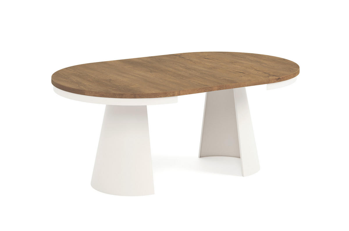 ESSTISCH CALMA Bis - Kaschmir/Beige, Holzwerkstoff/Metall (120/120/76cm) - Meblini