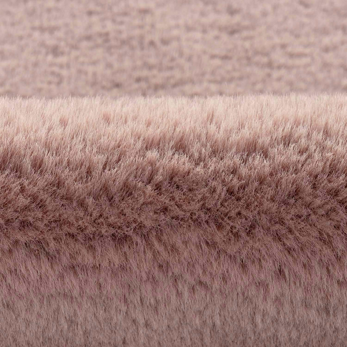 HOCHFLOR-TEPPICH Cosy 500 Puder-Pink 120x170 cm - Rosa, Kunststoff/Textil (120/170cm) - carpet city