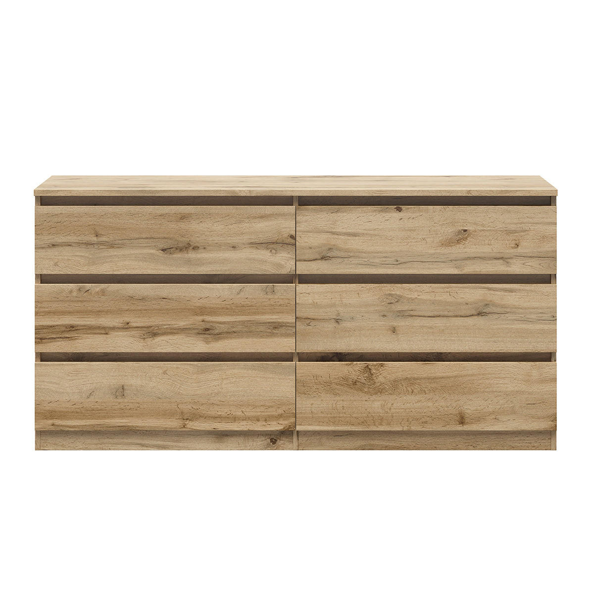 KOMMODE Edwin Holz - Braun, Holzwerkstoff (150/75/45cm) - Petits-meubles