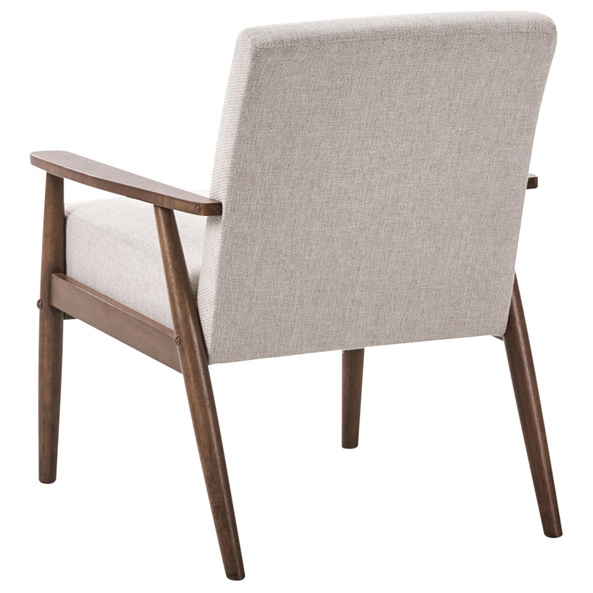 SADA POHOVEK 6-místná Látka Tmavě hnědá/Béžová Esrum - hnědá/béžová, textil (151/79/72cm) - Beliani