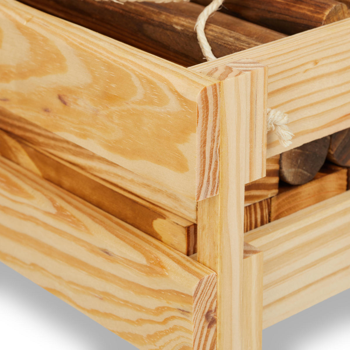 WIKINGERSPIEL - Braun, Holz (36/21.5cm) - Relaxdays