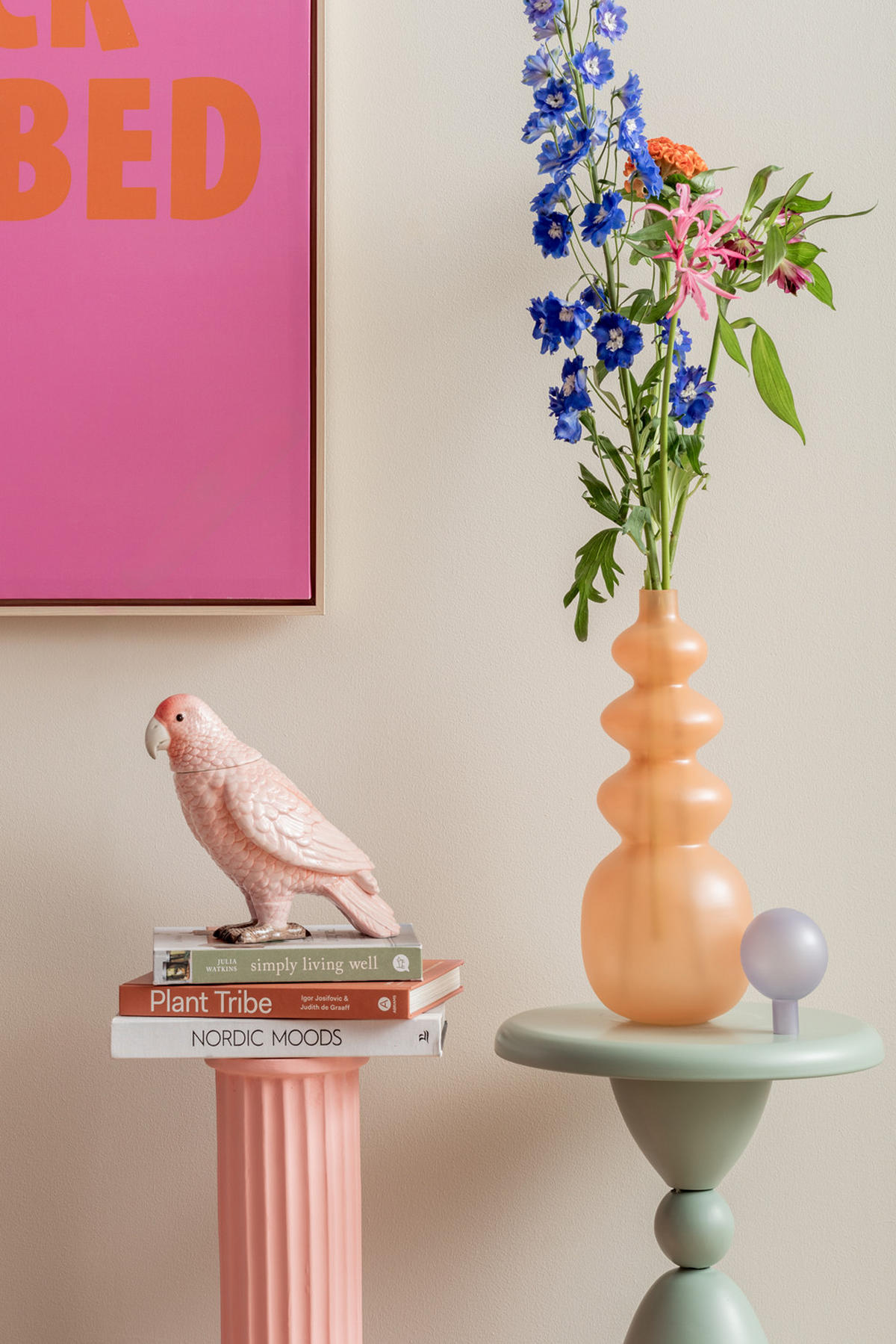 AUFBEWAHRUNGSBOX Bird 22/11/20 cm - Pink, Keramik (11/20/22cm) - Present Time