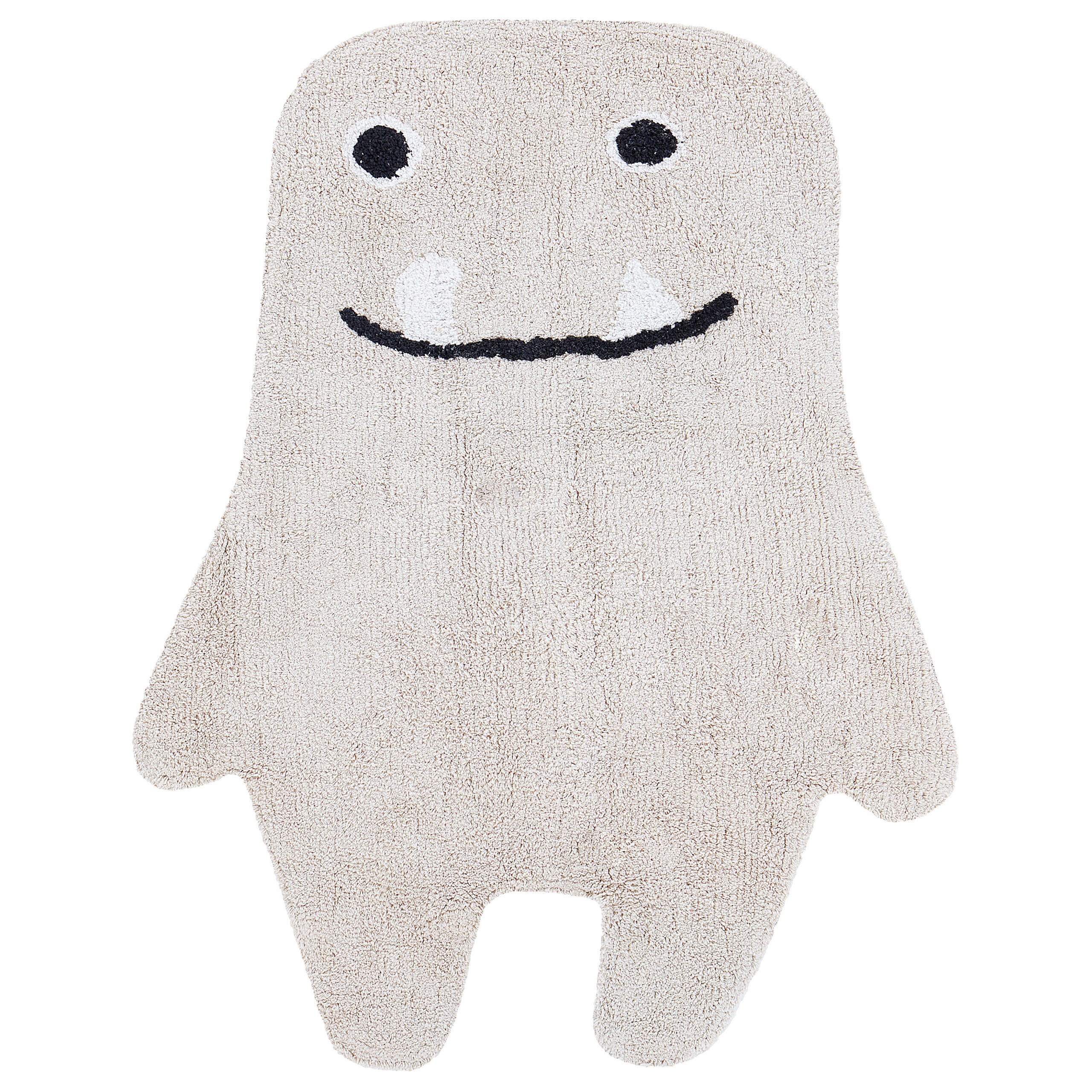 KINDERTEPPICH Zodi 100/70 cm - Beige/Schwarz, Textil (70/100cm) - Beliani
