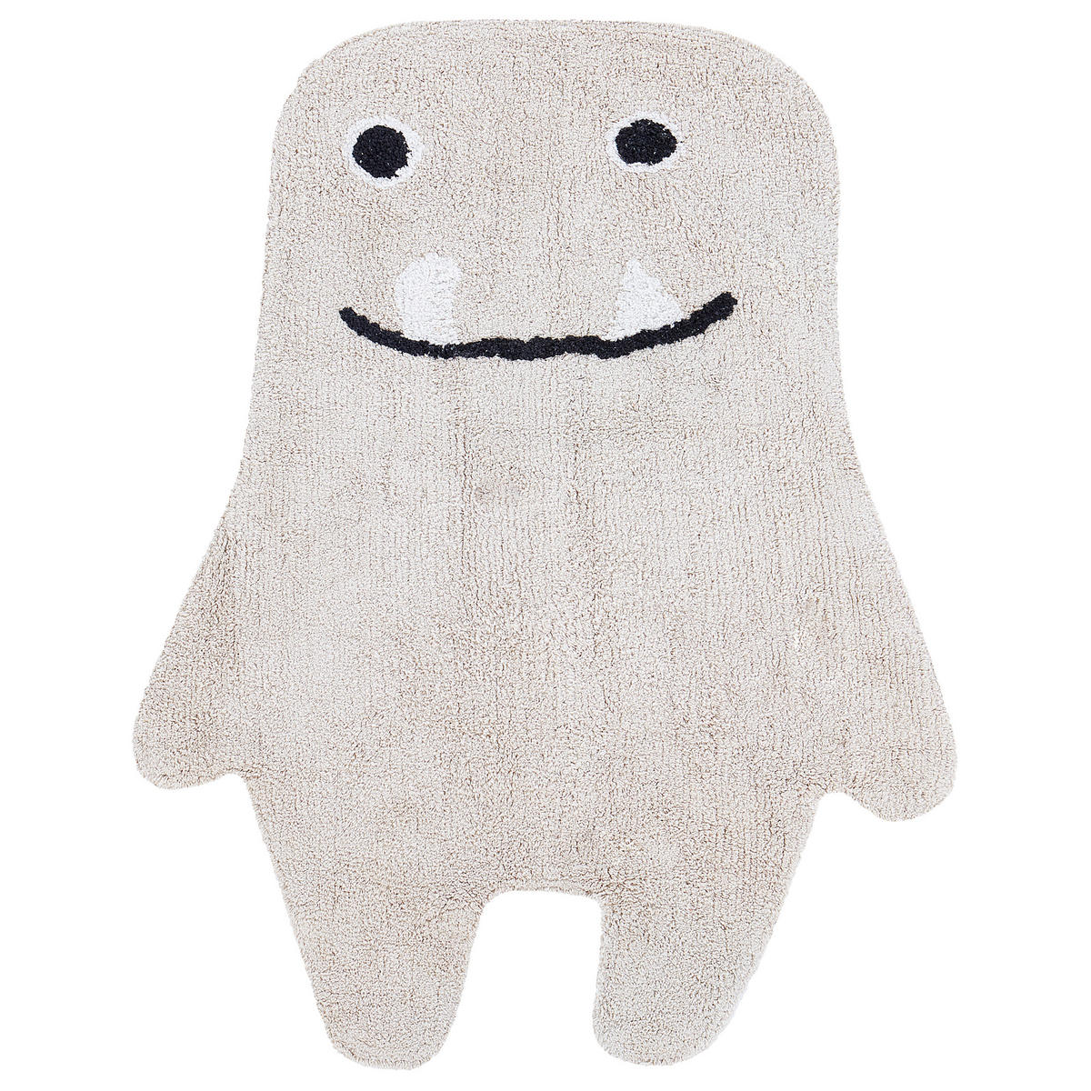 KINDERTEPPICH Zodi 100/70 cm - Beige/Schwarz, Textil (70/100cm) - Beliani
