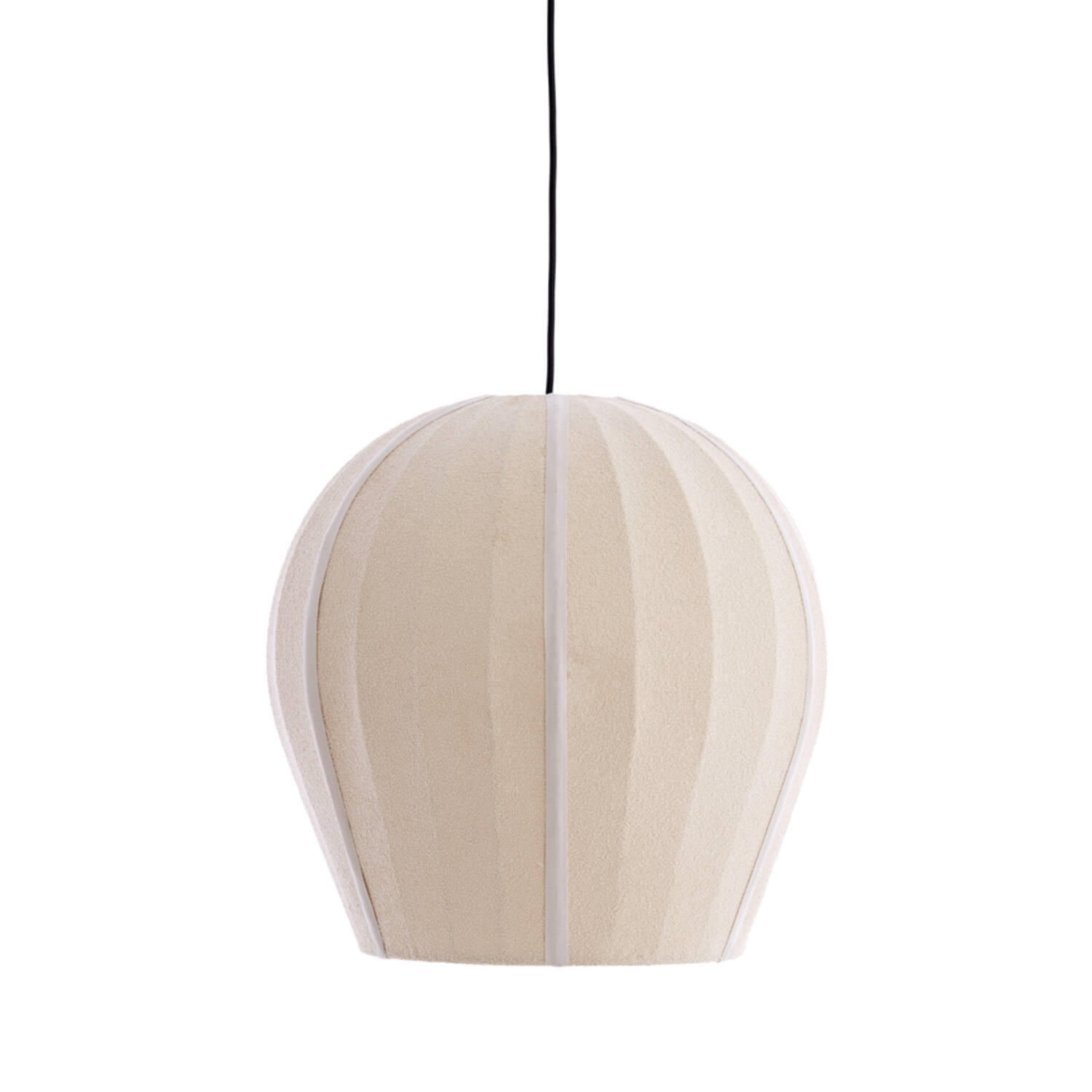 HÄNGELAMPE - Braun - 44/44/42 cm - Braun, Textil (44/44/42cm) - Light & Living
