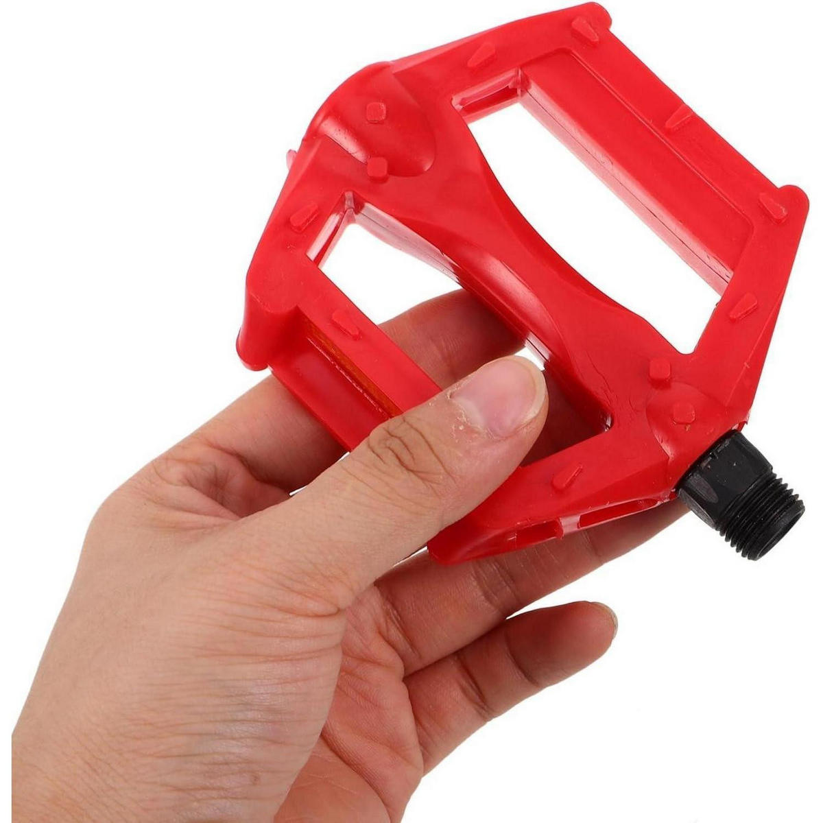 KINDERFAHRRAD Pedale Kunststoff Rot - Rot, Kunststoff (8/2/10.5cm)