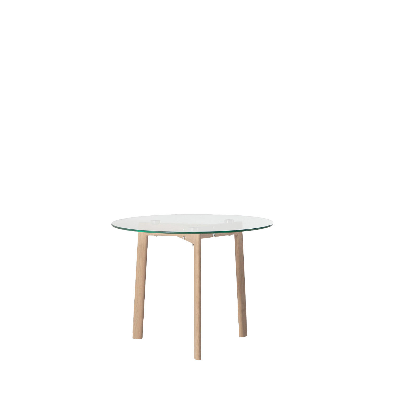 COUCHTISCH FESTER Eyre Durchsichtig 60 cm x 45 cm - Transparent, Glas (60/60/45cm) - Klast Home