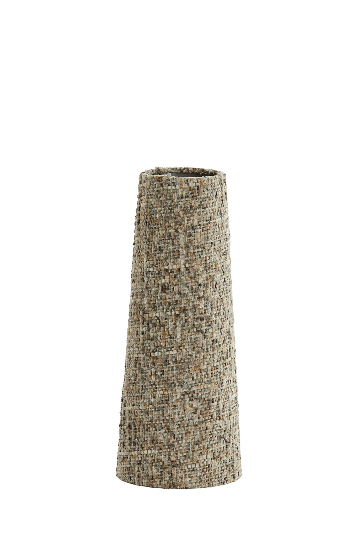 LAMPENSCHIRM Osire Grau 15/10.5/37.5 cm - Grau, Textil (15/10.5/37.5cm) - Light & Living