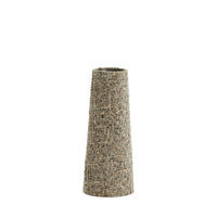 LAMPENSCHIRM Osire Grau 15/10.5/37.5 cm - Grau, Textil (15/10.5/37.5cm) - Light & Living