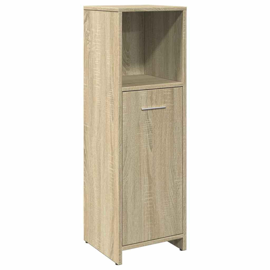 vidaXL Badezimmerschrank Braun 30x95x30 cm
