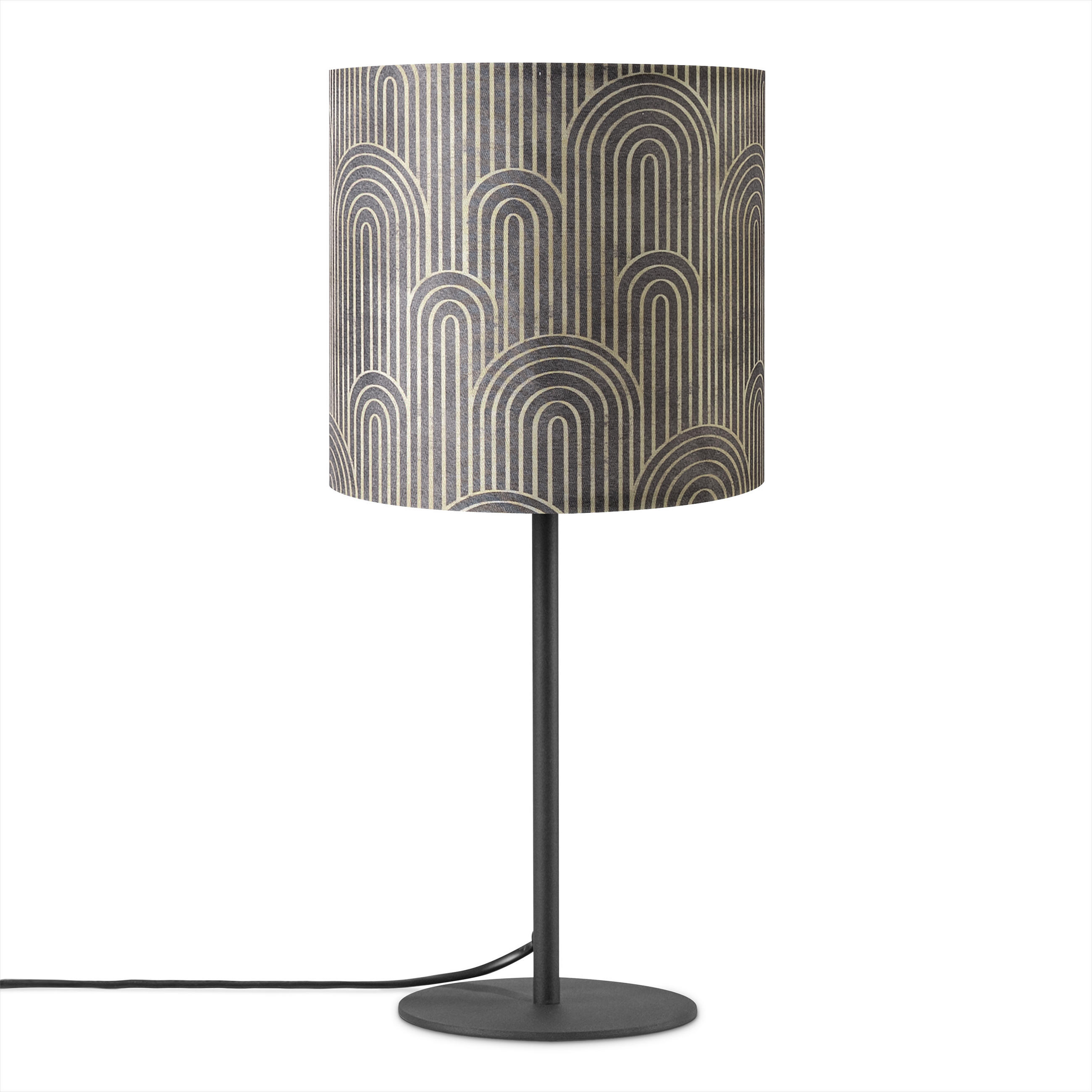 TISCHLAMPE Luca Tl Pil 009 - Schwarz, Metall (18/18/36.5cm) - Paco Home