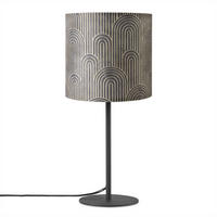 TISCHLAMPE Luca Tl Pil 009 - Schwarz, Metall (18/18/36.5cm) - Paco Home