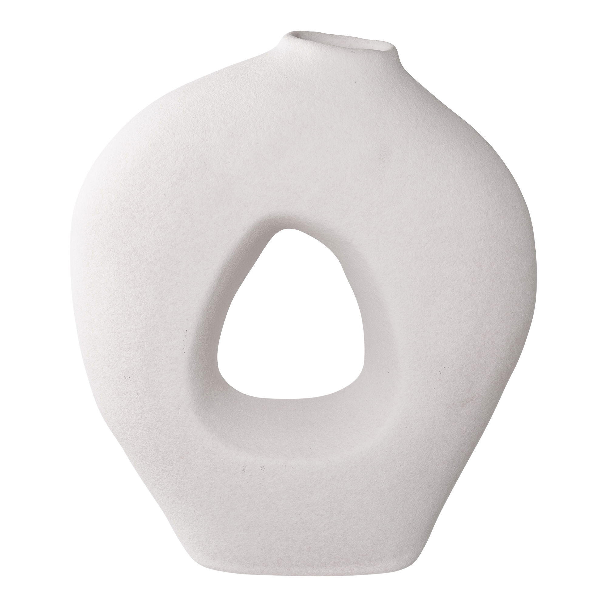 VASE Keramik Weiß - Weiß, Keramik (27.8cm) - tinkaro