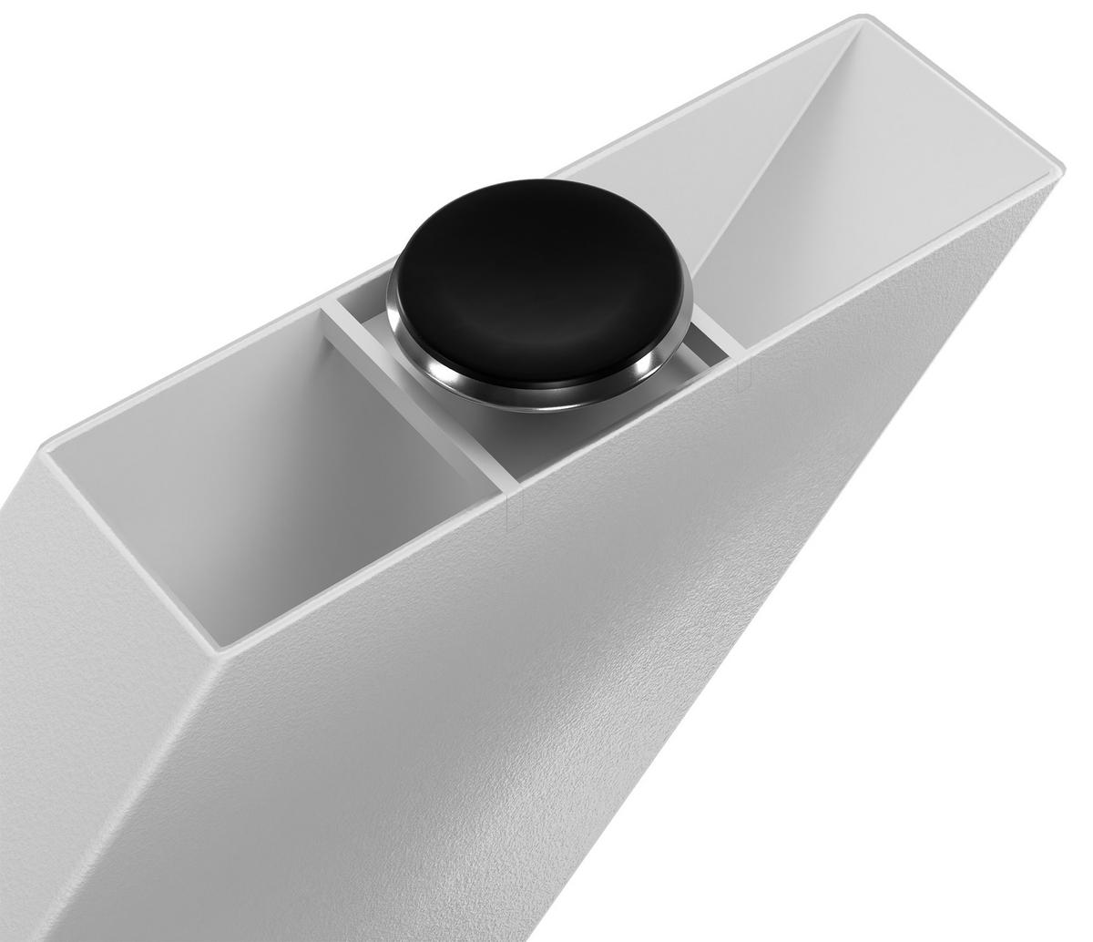TISCHBEIN eckig 150/78/71 cm Metall Weiß - Weiß, Metall (150/71/78cm) - CLP