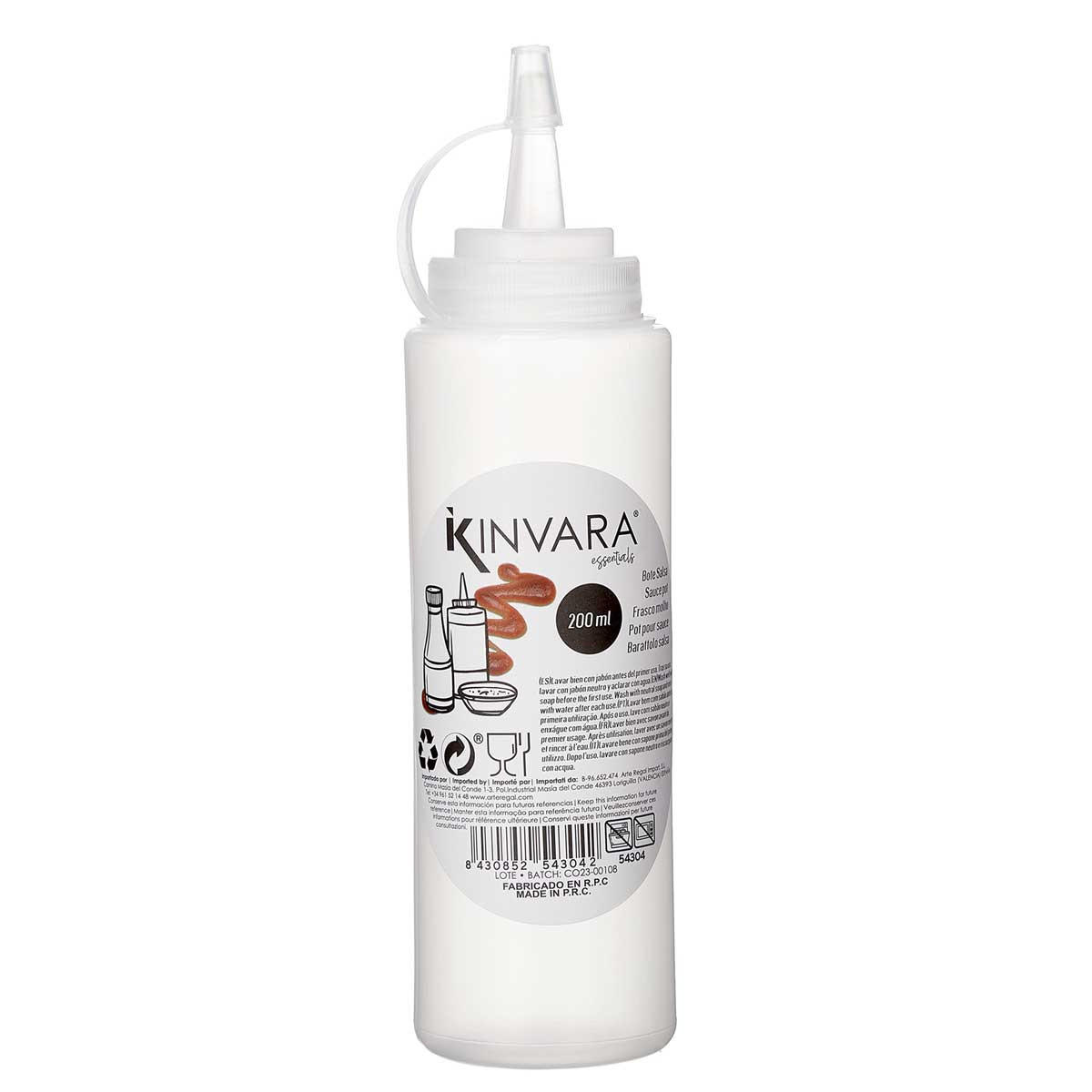 SOSSENSPENDER 200 ml - Transparent, Kunststoff (5/18/5cm) - Kinvara