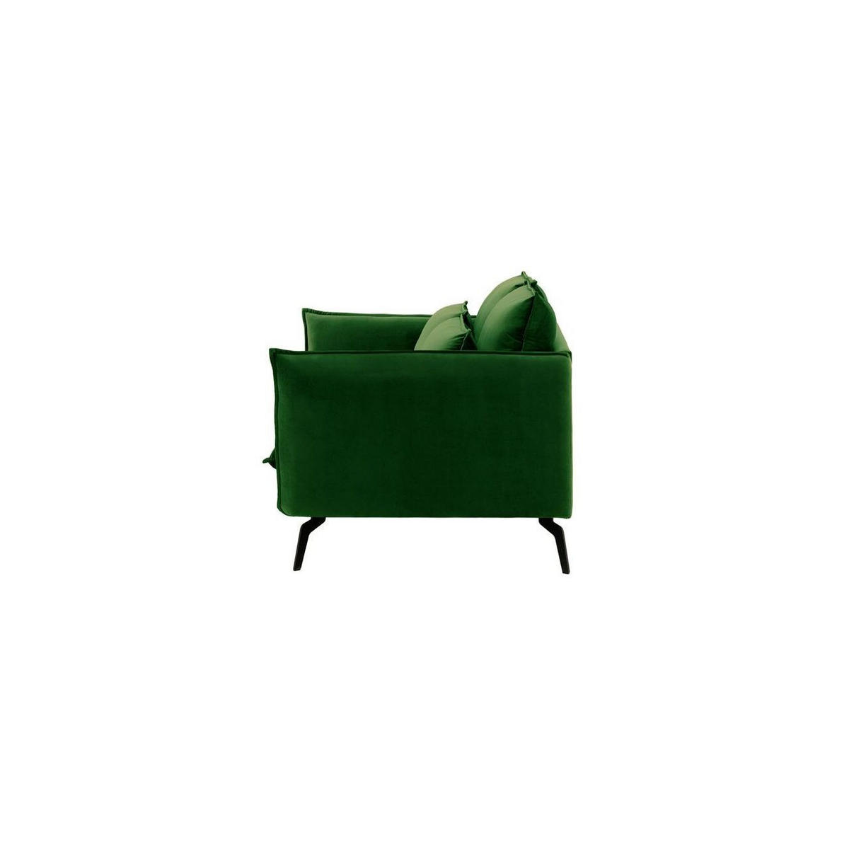 ZWEISITZER-SOFA Layla-Velluto 10 - Grün, Holz/Textil (171/95/98cm)
