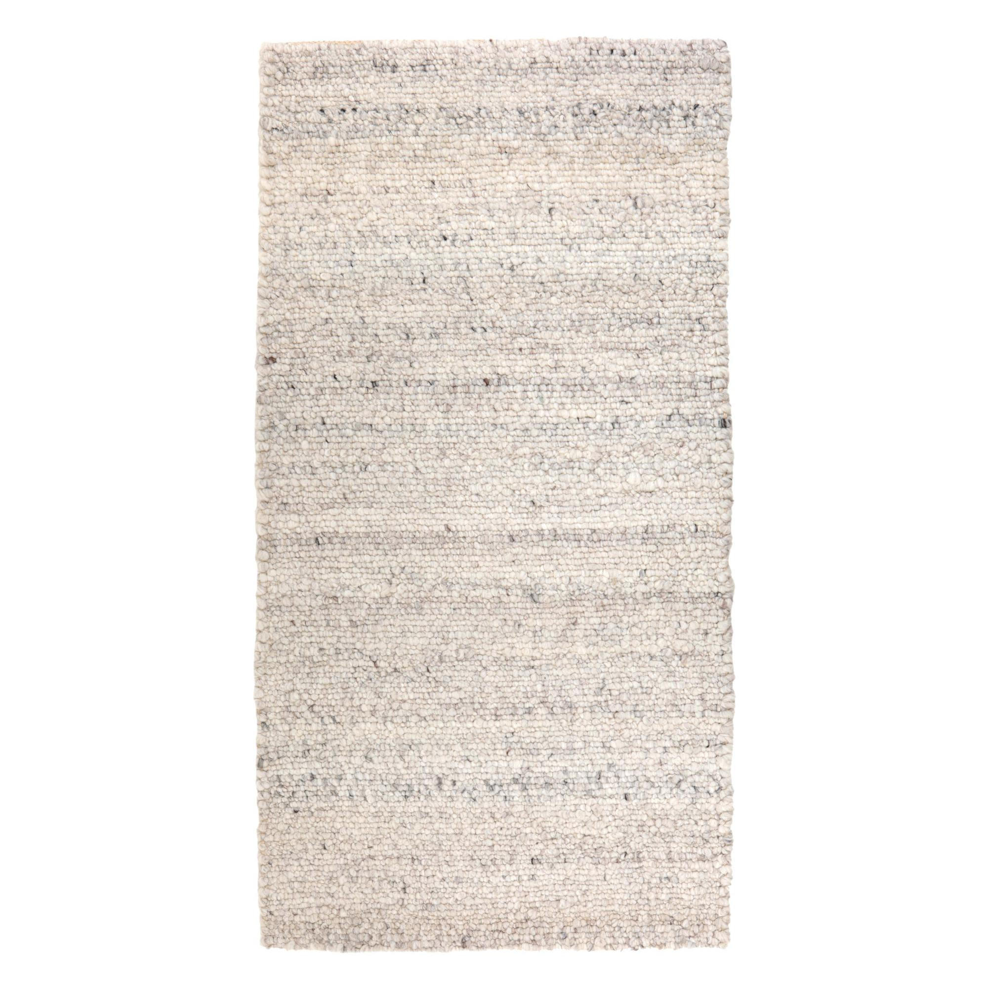 TEPPICH Alma schneeweiß 70 x 140 x 1 cm - Weiß, Textil (70/140cm) - Vivaraise