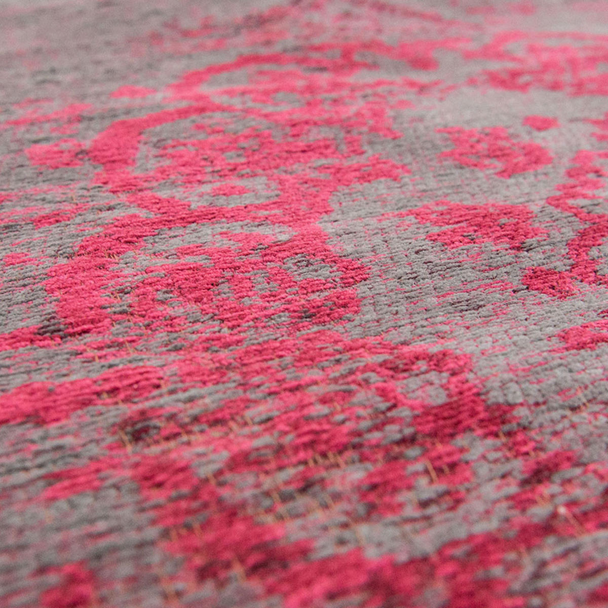 TEPPICH Pink Flash Fading World Medallion 140/200 cm - Rot, Textil (140/200cm) - Louis De Poortere