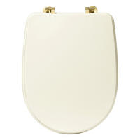 WC-SITZ Duo 49/36/4,5 cm - Beige, Kunststoff (36/4.5/49cm) - 5five Simply Smart