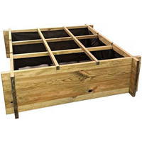 HOCHBEET/GEMÜSEBEET iris - Hellbraun, Holz (90/28/90cm) - Habitat Garten