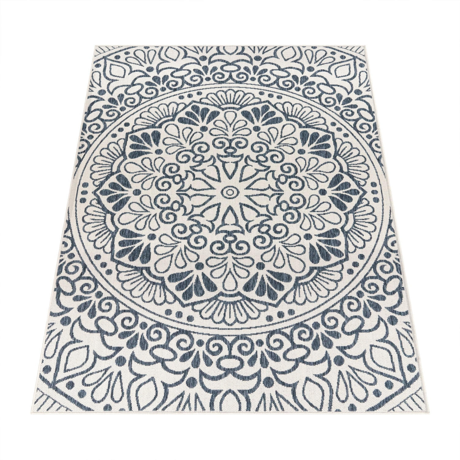 OUTDOORTEPPICH 80/200 cm Coco 205 - Blau, Kunststoff (80/200cm) - Paco Home